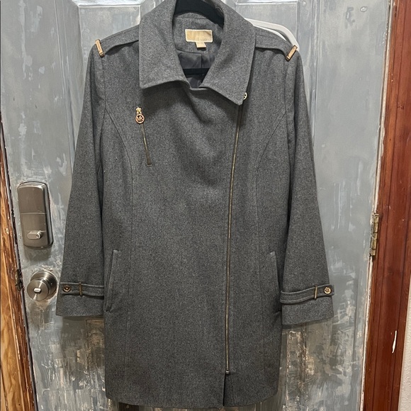 Gray Wool Coat - Picture 1 of 7
